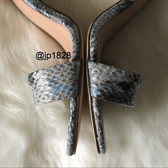 HP!🎉Barely There Snake Print Heeled Sandals - Picture 5 of 7